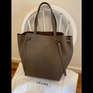 SOLD - Celine Medium Cabas Phantom Tote Taupe